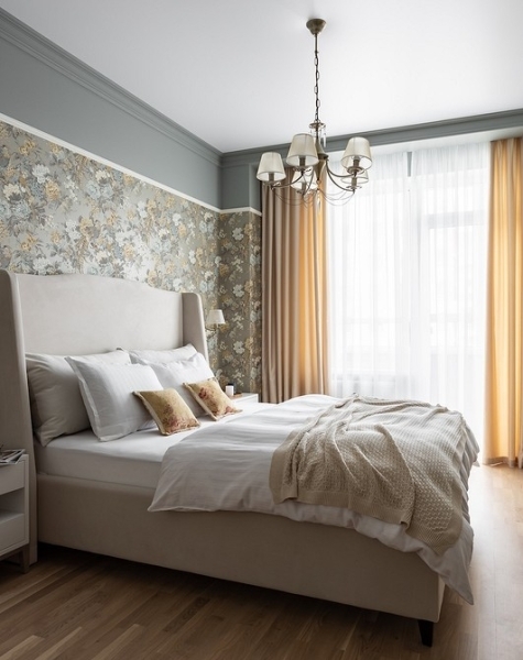 Нашли у дизайнеров: 6 уютных спален с красивыми обоями | ivd.ru