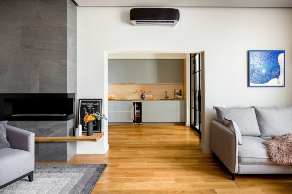 Квартира без коридоров: как дизайнеры обустроили интерьер для молодого инвестора | ivd.ru